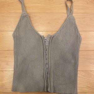 Hook and eye tank top